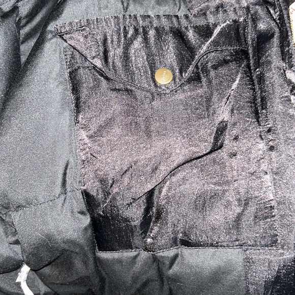 Vintage Bogner Goose Down Ski Puffer Jacket Women Size 6 All Black - Picture 10 of 11